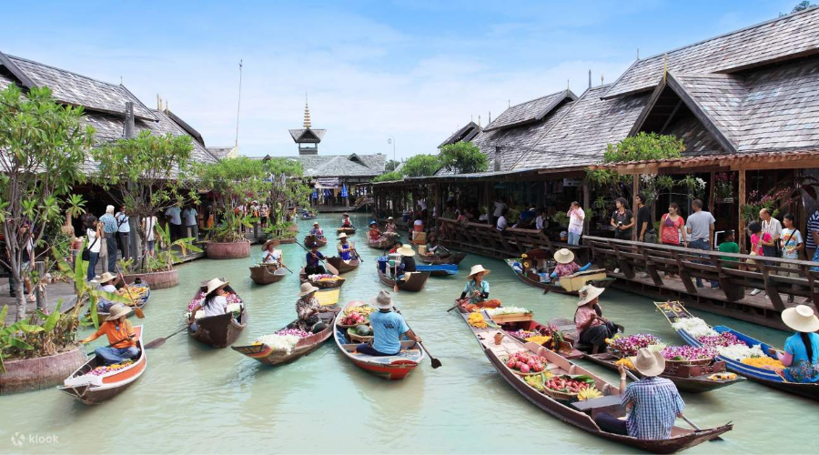 pattaya floating market tempat wisata bangkok 