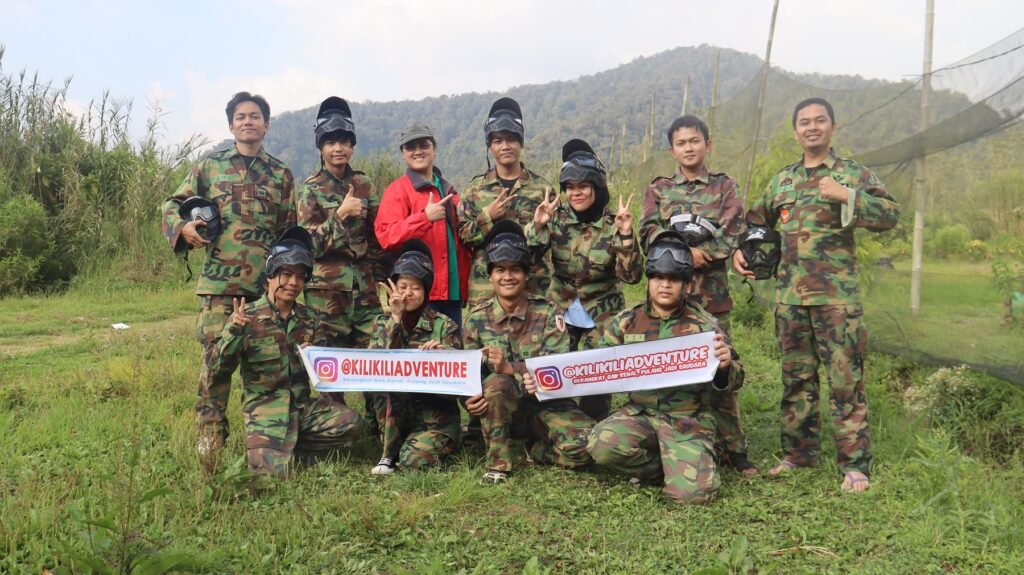 kili kili adventure goes to paintball ciwidey