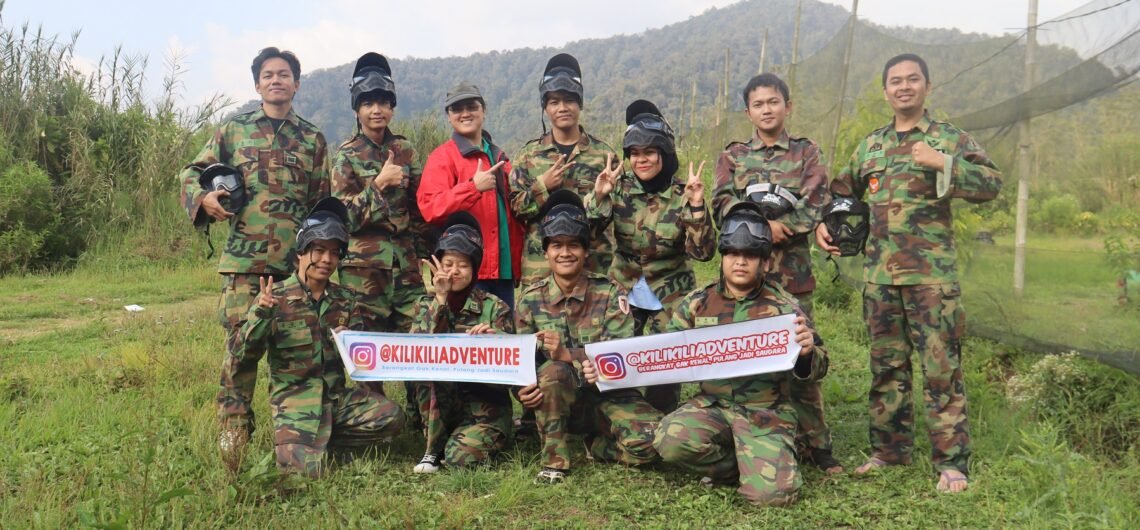 kili kili adventure goes to paintball ciwidey