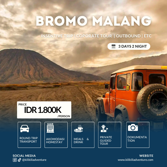 Bromo Batu Malang 3D2N