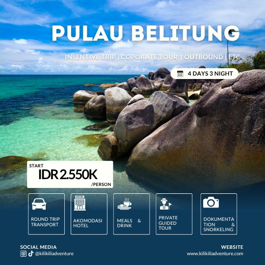 Pulau Belitung 4D 3N