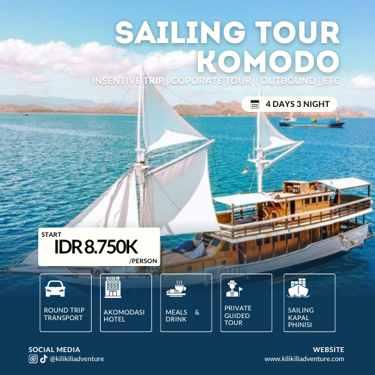 Sailing Tour Komodo 4D 3N