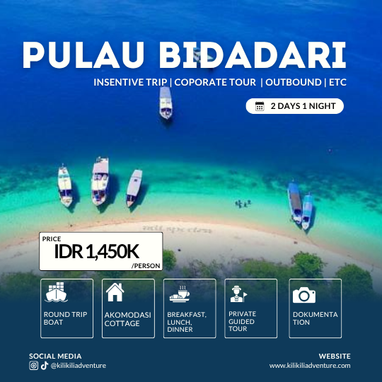 Pulau Bidadari 2D1N