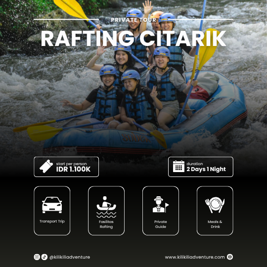 Rafting Citarik Sukabumi 2D 1N