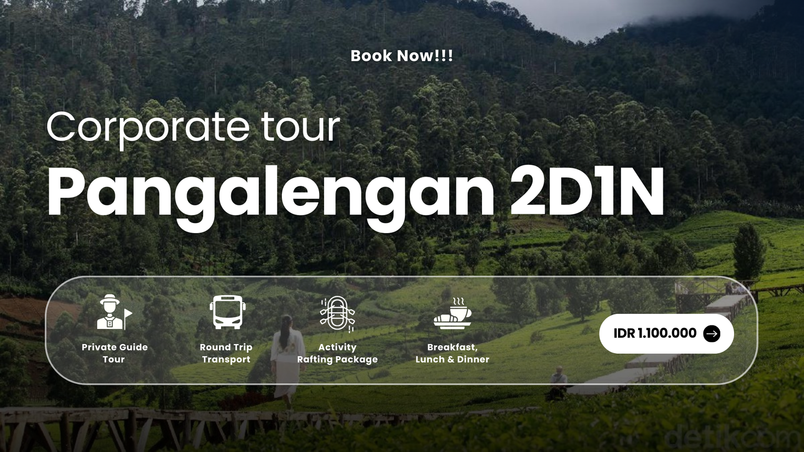 Paket Corporate Tour Pangalengan 2D1N - Kili Kili Adventure